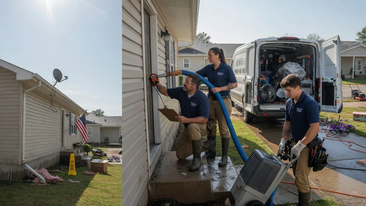 Ceiling Water Damage Restoration in Monroe, IA near me